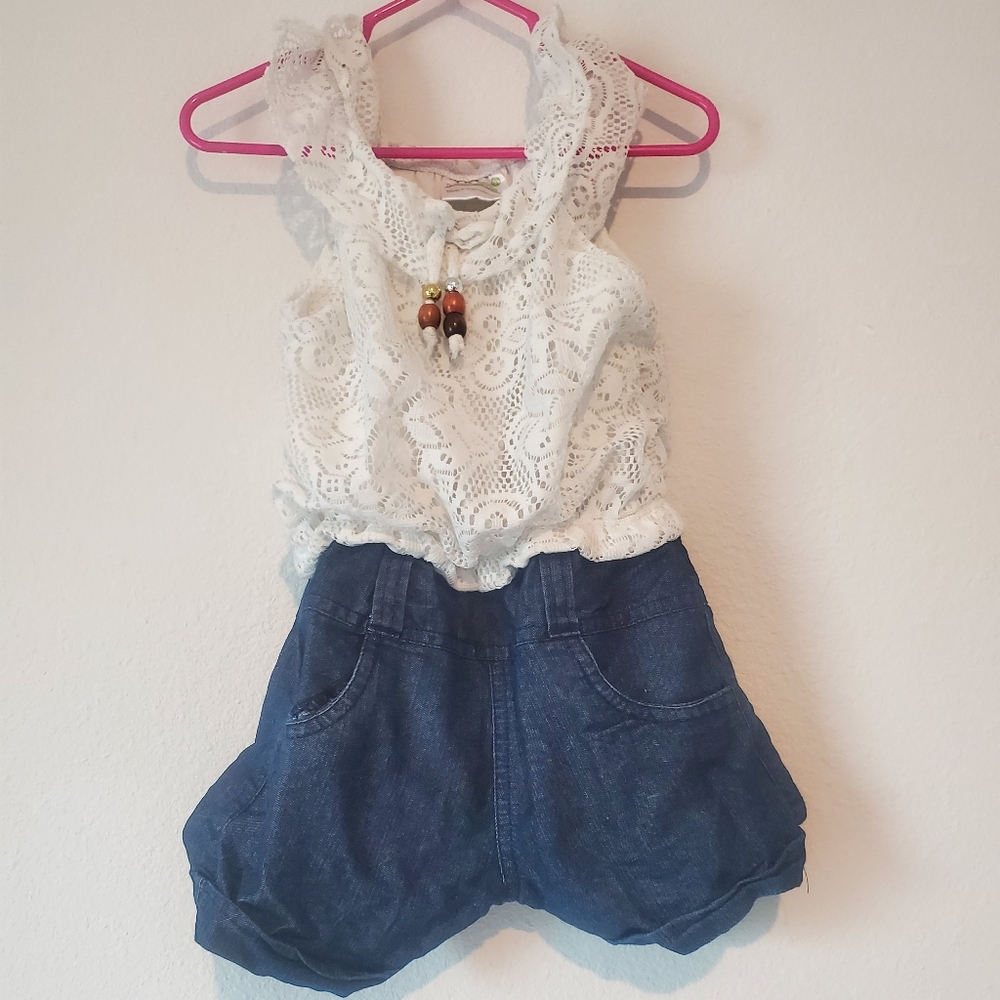 Girls Romper By Pink House Size 4T